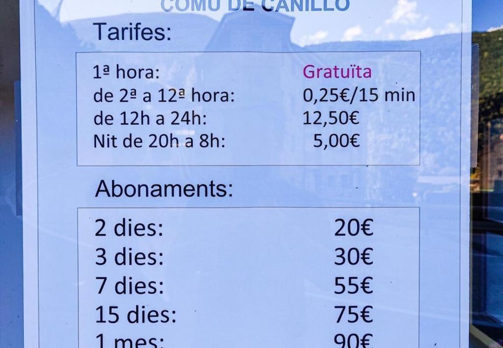 Estudio Encantador En El Rio - 2Camas Dobles Smarttv Y Wifi Canillo Eksteriør billede